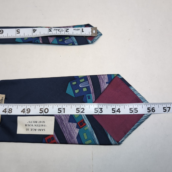 Lot of 5 Save The Children Novelty Silk Mens Necktie Patriotic Plane Dads World - Picture 11 of 16